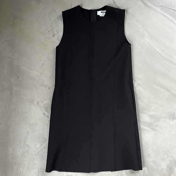 MSGM Little Black Dress with Pockets - Picture 3 of 8